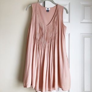 Pintuck Pink Swing Dress ✨